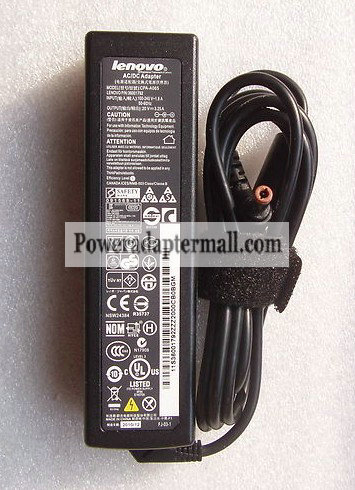 20V 3.25A Slim AC Power Adapter Lenovo IdeaPad U300 U300e U310